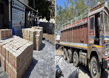 જામનગર નજીક મોડી રાત્રે ઇંગ્લિશ દારૂના કટીંગ સમયે પોલીસનો દરોડો : 331 પેટી ઇંગ્લિશ દારૂનો જથ્થો ઝડપા…