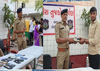બાપુનગર પોલીસે CEIR પોર્ટલના ઉપયોગથી 56 મોબાઇલ શોધીને મુળ માલિકોને પરત સોંપ્યા | Bapunagar police ha…