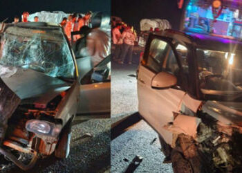 ધંધુકા-રાયકા હાઈવે પર બે કાર વચ્ચે ભયાનક ટક્કર, 2 લોકોના ઘટનાસ્થળે મોત | Accident between two cars o…