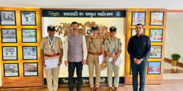 ગુજરાત પોલીસની શૂટિંગ ટીમે ત્રણ બ્રોન્ઝ મેડલ જીત્યા, ડીજીપીએ આપ્યા અભિનંદન