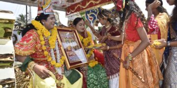 ભગવાન શ્રી કૃષ્ણ અને રુકમણીનો સત્કાર સમારોહ