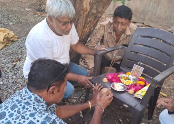 હનુમાન જયંતિએ સત્યસાઈનગરના રહીશો દ્વારા બટુક ભોજનનું આયોજન કરી ઉજવણી કરી