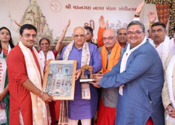 નાગર જ્ઞાતિના ઇષ્ટ દેવ શ્રી હાટકેશ્વરદાદાના પાટોત્સવ પ્રસંગે મુખ્યમંત્રીની પ્રેરક ઉપસ્થિતિ રહી