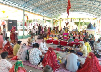 હારીજ ખાતે ફાંટાવાળા જોગણીમાતાજીના સાનિધ્યમાં નવચંડી યજ્ઞ યોજાયો