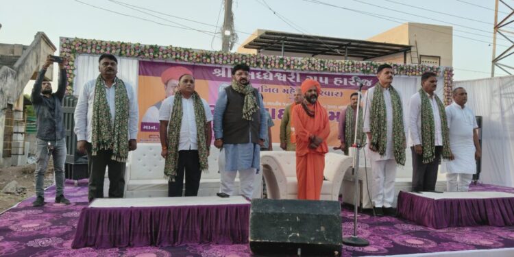 હારીજ સીધેશ્વરી ગ્રુપ દ્વારા જિલ્લા પ્રમુખનો અભિવાદન કાર્યક્રમ યોજાયો