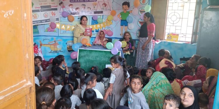 સાંતલપુરના ડાલડી ગામે અન્નપ્રાશન, બાળ દિવસની ભવ્ય ઉજવણી કરાઈ..