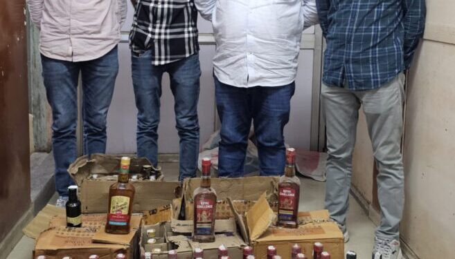 ભારતીય બનાવટના ઇંગ્લીશ દારૂની બોટલ નંગ-૧૮૩ કિ.રૂ.૬૧,૭૩૮/-નાં મુદ્દામાલ ઝડપી પાડતી ભાવનગર લોકલ ક્રાઇમ…