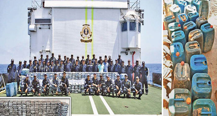 પોરબંદર પાસે 1800 કરોડનું 300 કિલો ડ્રગ્સ જપ્ત