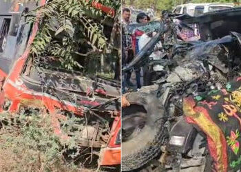 કપડવંજ-નડિયાદ હાઈવે પર થાર અને બસ વચ્ચે ટક્કર, એકનું મોત અને 15થી વધુ ઈજાગ્રસ્ત | kheda accident bet…