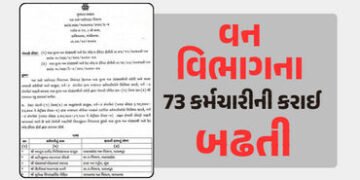 પોલીસ બાદ વન-પર્યાવરણ વિભાગમાં બઢતીનો આદેશ, રાજ્યના 73 કર્મચારીઓને પ્રમોશન | 73 employees of Gujarat…