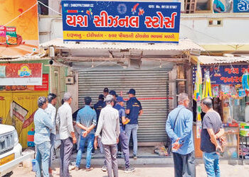 આણંદના સરદાર ગંજમાં ફાયર એનઓસી વગરના 3 સ્ટોર્સ સીલ | 3 stores sealed without fire NOC in Sardar Ganj…