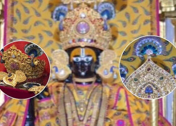 શામળાજીને 4.25 કરોડની કિંમતનો હીરા જડીત સોનાનો મુગટ કરાયો અર્પણ, 10 કારીગરોએ 3 માસમાં કર્યો તૈયાર | …