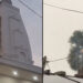 VIDEO : બિહારમાં આકાશી વીજળીનો ‘કહેર’, મંદિરના શિખરમાં તિરાડ, વૃક્ષ સળગ્યું, મૃતકાંક 22 થયો | /light…