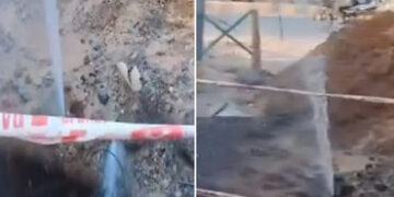 વડોદરામાં ગેસ લાઇન લીકેજ શોધવા ઠેર-ઠેર ખાડા ખોદતા પાણીની લીકેજ લાઈનમાં ભંગાણ : ફુવારા ઉડયા | water l…