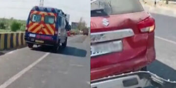 અમદાવાદ-કલોલ હાઈવે પર શેરથા પાસે અકસ્માત, એસટી બસે 6 વાહનને અડફેટે લીધા, 3 લોકો ઈજાગ્રસ્ત | Accident…