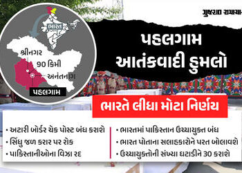 અટારી બોર્ડર બંધ, સિંધુ જળ કરાર પર રોક; પહલગામ હુમલા બાદ ભારતના પાકિસ્તાન વિરૂદ્ધ 5 મોટા નિર્ણય