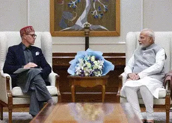 વડાપ્રધાન મોદીને મળ્યા જમ્મુ કાશ્મીરના મુખ્યમંત્રી ઓમર અબ્દુલ્લા, પહલગામ હુમલા બાદ પહેલી બેઠક | Omar…