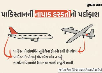 પાકિસ્તાને સંભવિત તૂર્કિયે ડ્રોનનો કર્યો ઉપયોગ, ગુપ્ત માહિતી મેળવવાનો પણ હતો ઉદ્દેશ્ય: ભારતીય વિદેશ …