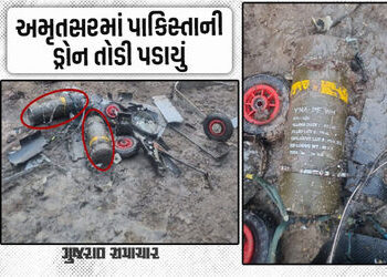 પશ્ચિમ સરહદે પાકિસ્તાનની ફરી અવળચંડાઈ, અમૃતસરમાં ડ્રોન-વિસ્ફોટક વડે નિષ્ફળ હુમલા, ભારતનો સજ્જડ જવાબ …