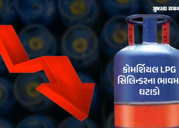 BREAKING: કોમર્શિયલ LPG સિલિન્ડરના ભાવમાં 24 રૂપિયાનો ઘટાડો, ગ્રાહકોને થશે મોટો ફાયદો | lpg cylinder…