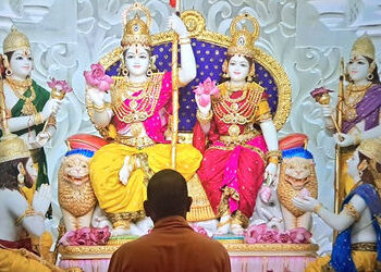 PHOTO: અયોધ્યાના રામમંદિર પરિસરમાં તૈયાર રામ દરબારની પ્રથમ તસવીર સામે આવી | ram mandir ram darbar fi…