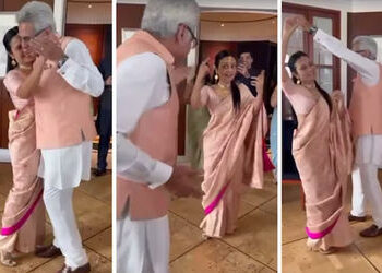 VIDEO: મહુઆ મોઇત્રાનો પતિ પિનાકી સાથે રોમેન્ટિક ડાન્સ વાયરલ, થોડા દિવસ પહેલા થયા છે મેરેજ