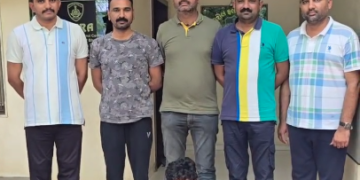 ભાવનગર જીલ્લાનાં પાલીતાણા રૂરલ પોલીસ સ્ટેશનમાં દાખલ થયેલ ડબલ મર્ડર તથા લુંટનાં ગુન્હામાં રાજકોટ મધ્ય…