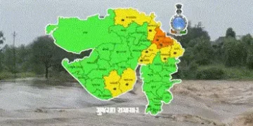 ગુજરાતમાં આગામી 4 દિવસ ભારે વરસાદની આગાહી, 10થી વધુ જિલ્લામાં ઍલર્ટ | Heavy rains forecast in the Gu…