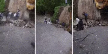 VIDEO: ગંભીરા બાદ જૂનાગઢમાં બ્રિજ તૂટ્યો, માંગરોળના આજક ગામે રિપેરિંગ કરતી વખતે બની ઘટના | After Vad…