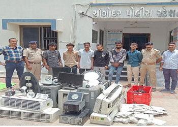 શરણ્ય ઇન્ડસ્ટ્રીયલ એસ્ટેટમાં ચોરી કરનાર 6 આરોપી ઝડપાયા | 6 accused arrested for theft in Sharanya In…