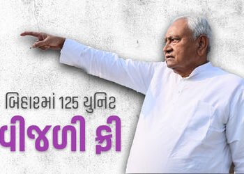 બિહારના મુખ્યમંત્રી નીતિશ કુમારની ચૂંટણીલક્ષી મોટી જાહેરાત, 125 યુનિટ વીજળી ફ્રી મળશે | Nitish Kumar…
