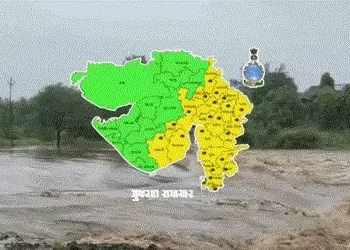 ગુજરાતમાં આગામી 6 દિવસ ભારે વરસાદની આગાહી, 15થી વધુ જિલ્લામાં યલો એલર્ટ | Heavy rains forecast for 6…
