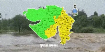 ગુજરાતમાં આગામી 6 દિવસ ભારે વરસાદની આગાહી, 15થી વધુ જિલ્લામાં યલો એલર્ટ | Heavy rains forecast for 6…