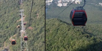 ગિરનાર જતાં પ્રવાસીઓ માટે મહત્ત્વના સમાચાર, ભારે પવન ફૂંકાતા રોપ-વે સેવા બંધ કરાઈ | Ropeway service …