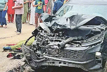 રાંદેસણનો હિટ એન્ડ રન ટોક ઓફ ધ ટાઉન | Randesan’s hit and run is the talk of the town