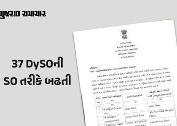 રાજ્ય સરકાર દ્વારા 37 DySOને SO તરીકે અપાઈ બઢતી, જુઓ આખી યાદી | 37 Deputy Section Officers have been…