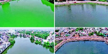 નડિયાદમાં કાંપ અને કચરો દૂર કરતા 12 તળાવો જીવંત બન્યા | 12 lakes in Nadiad come alive after removing…