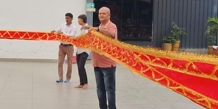 સૌ પ્રથમ વાર અંબાજી ખાતે માં અંબાને ચરણે ચઢશે 2626 ફૂટની ધજા. વર્લ્ડ રેકોર્ડ બનશે.