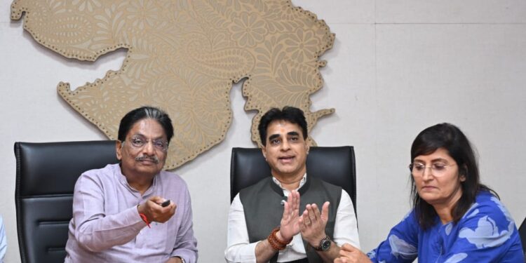 ઉચ્ચ-ટેક્નિકલ શિક્ષણ મંત્રી શ્રી ઋષિકેશ પટેલ દ્વારા શિક્ષણ વિભાગ હસ્તકની કુલ ૯ વેબસાઇટનું રિ-લોન્ચિં…