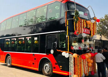 અમદાવાદમાં 4 નવી ડબલ ડેકર AMTS બસો દોડશે: SP રિંગ રોડ, વૈષ્ણોદેવી, વસ્ત્રાલના લોકોને મળશે સુવિધા | A…