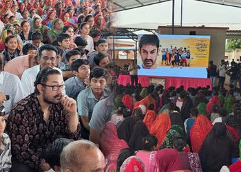 VIDEO: કચ્છના ગામડામાં પહોંચ્યા આમિર ખાન, પોતાની ફિલ્મ ‘સિતારે જમીન પર’ ગામલોકો સાથે બેસીને જોઈ | bo…