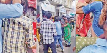 નડિયાદમાં દબાણ હટાવવા ગયેલી ટીમ ઉપર વજન કાંટો, પાઈપ વડે હુમલો | Team that went to relieve pressure i…