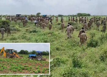અબડાસામાં વન વિભાગની જમીન પરનું દબાણ હટાવાયું, 350 હેક્ટર જમીન ખુલ્લી કરાઈ | encroachment removed fr…