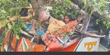 VIDEO : ‘અમે મરી રહ્યા છીએ અને તમે વીડિયો બનાવી રહ્યા છો’, બારાબંકીમાં ચાલતી બસ પર વૃક્ષ પડતા 5ના મો…