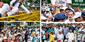 ચૂંટણી પંચ સામે ‘વોટચોરી’ મુદ્દે સાંસદોની રેલી | MPs rally against Election Commission over ‘vote ri…