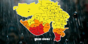 ગુજરાતમાં 6 દિવસ ભારેથી અતિભારે વરસાદની આગાહી, આવતીકાલે 5 જિલ્લામાં રેડ ઍલર્ટ | heavy rain forecast …