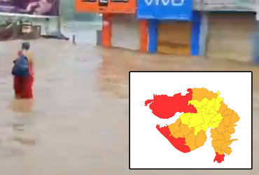 દ્વારકામાં મેઘરાજાની તોફાની બેટિંગ: માત્ર 2 કલાકમાં 5 ઇંચ વરસાદ, દ્વારકા સહિત 8 જિલ્લામાં રેડ એલર્ટ …