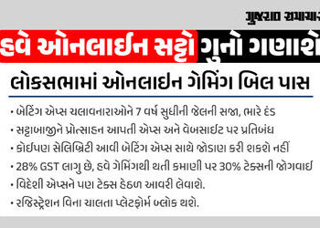 હવે ઓનલાઈન સટ્ટો ગુનો ગણાશે, ગેમિંગ બિલ લોકસભામાં પસાર | Lok Sabha passes bill to regulate online ga…
