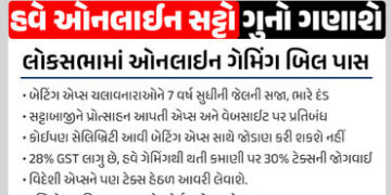 હવે ઓનલાઈન સટ્ટો ગુનો ગણાશે, ગેમિંગ બિલ લોકસભામાં પસાર | Lok Sabha passes bill to regulate online ga…