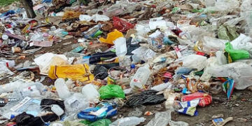 વિરમગામના માંડલ રોડ પર ડીસીએમ કોલેજ નજીક મેડિકલ વેસ્ટનો ઢગલો | Heap of medical waste near DCM Colleg…